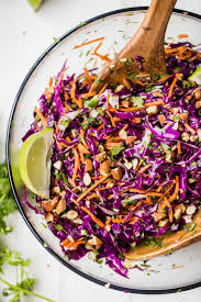 Best Healthy Coleslaw Ever No Mayo Ambitious Kitchen Recipe Healthy Coleslaw Healthy Coleslaw Recipes Coleslaw Recipe
