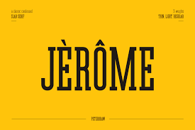 We have 156 free stylish fonts to offer for direct downloading · 1001 fonts is your favorite site for free fonts since 2001. Jerome Font By Peterdraw Creative Fabrica