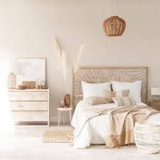 Boho Bedroom Style Room Ideas Bedroom Home Decor Bedroom Bedroom Decor Balance an energetic accent wall color with understated neutrals, including shades of beige and white. home decor bedroom bedroom decor