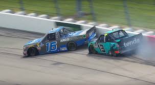 De la wikipedia, enciclopedia liberă. Johnny Sauter Crashes Austin Hill Under Caution At Iowa Speedway Video Racing News