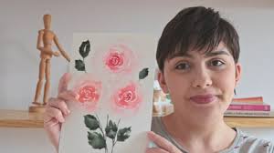 Aquarell-Illustration: Eine magische Szene mit versteckten Gesichtern in  der Natur