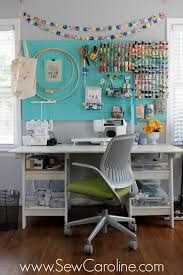 Hacks and ideas to solve your craft room storage woes. Sewing Room Storage Organization Ideas 2017