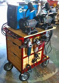 Diy Welding Table And Cart Ideas Welding Projects Welding Cart Diy Welding