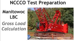 Manitowoc Lattice Boom Crawler Gross Load Calculation