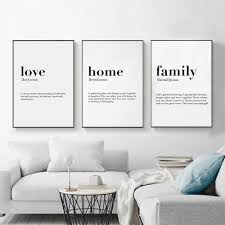 Nordic Abstract Wall Art Printable Painting Love Home Family Quote Poster Printable Modern Wall Art Wa In 2020 Wall Art Quotes Family Family Wall Art Family Wall Decor