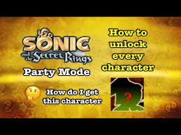How to unlock hidden characters in fire souls? Sonic And The Secret Rings How To Unlock All Characters Apk 2019 New Version Updated September 2021