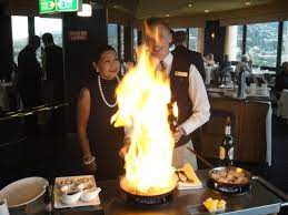Here we have everything you need. Table Side Cooking Of Steak Dianne And Flambe Prawns At The Point Picture Of The Point Revolving Restaurant Hobart Tripadvisor