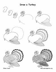 Turkey Domestic Drawing Lesson Turkey Drawing Drawing Lessons Animal Drawings
