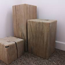 Maybe you would like to learn more about one of these? Oak Block Stands Set Saun