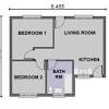 And can be built in a lot with a minimum size of 355 sq m. 1