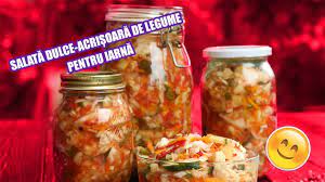 Puteţi folosi legumele preferate dar este recomand. SalatÄƒ Dulce AcriÈ™oarÄƒ De Muraturi Pentru IarnÄƒ Youtube