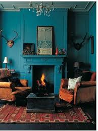 Blue Walls Loupe Images Polly Wreford Photo Teal Living Rooms Teal Walls Beautiful Living Rooms