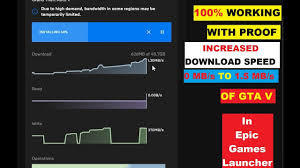 Increase Epic Games Launcher Download Speed 100 Working Gta 5 Free Youtube