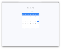 Edit and print your own calendars for 2021 using our collection of 2021 calendar templates for excel. 20 Best Free Bootstrap Calendars In 2021 Colorlib