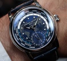 Even with the larger diameter, the frederique constant worldtimer doesn't feel like a 42 mm watch. Frederique Constant Worldtimer Watch Hands On Feeling Blue Ablogtowatch Luxury Watches For Men Fashion Watches Watches