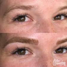 Combo Brows For Red Heads Microblading Digital Shading By Kara Sanchez In 2020 Permanent Makeup Eyebrows Red Eyebrows Eyebrows Redheads