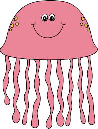 Cute Cartoon Jellyfish Clip Art Cute Cartoon Jellyfish Image Jellyfish Images Jellyfish Illustration Jellyfish Print