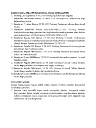 Contoh soal dan jawaban ujian sertifikasi jabatan fungsional. Dasar Hukum Jabatan Fungsional Analis Kepegawaian Pdf
