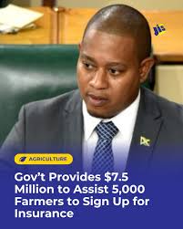 The Ministry of Agriculture, Fisheries and Mining has allocated $7.5  million to assist at least 5,000 farmers to get