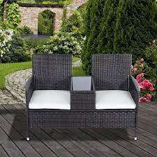 Mar 18, 2021 · a rattan garden furniture set will make a stylish feature on your patio and should last for years to come — although it's important to pick the right material for your needs. Rattan Love Seat Garden Wayfair Co Uk