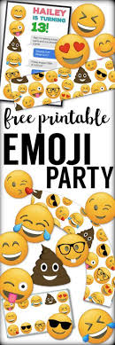 Absolutely free printable smiley faces ranging from smiley vectors in colored and black and white. Emoji Free Printables Emoji Birthday Party Supplies Paper Trail Design Emoji Party Emoji Birthday Party Emoji Birthday