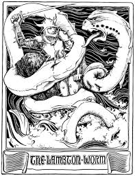 The Lambton Worm By John D Batten Fairy Tales Lambton Sea Monsters