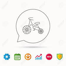 bike icon kids run bike sign first bike transport symbol calendar