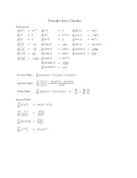 Content may be subject to copyright. Pdf Formulas From Calculus Ruotai Zhang Academia Edu