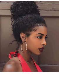 Messy Bun Curly Bun Natural Hair Curly Hair Texture Textured Bun Makeup Brown Skin Black Women Natural Hair Styles Natural Hair Bun Styles Hair Styles