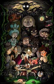 Over The Garden Wall All Character Print Over The Garden Wall Garden Wall Garden Wall Art