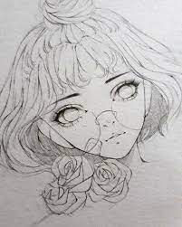 18 Best Ideas For Flowers Drawing Pencil Girls Anime Drawings Sketches Cute Drawings Cool Drawings