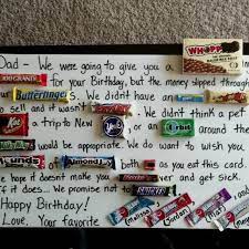 Then you can do spiral binding of these collages and present him a compact album of all the sweet memories of his life. Pin By Dori On Makes Me Chuckle D Happy Birthday Dad Candy Cards Dad Birthday