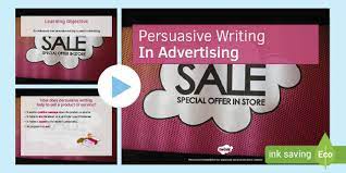 It all depends on the. Persuasive Writing In Adverts Primary Resources Ks2