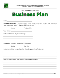 Basic Business Plan Template One Page Business Plan Simple Business Plan Template Basic Business Plan