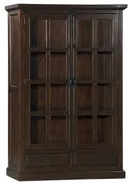 Modern cabinets have a more streamlined design featuring straight, clean lines without extra ornamentation. Tuscan Double Door Cabinet Rustic Mahogany 2 Doors Cabinet With Drawer Mealey S Furniture