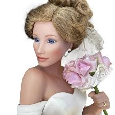 Aston-Drake Galleries 20” porcelain bride doll from summer dream collection  Dolls & Accessories