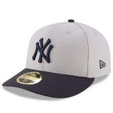 New York Yankees New Era Diamond Era 59fifty Low Profile Fitted Hat Gray Navy Fitted Hats New York Yankees Yankees Hat
