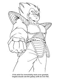 Dragon Ball Coloring Pages Vegito
