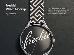Freebie Watch Mockup Hand Watch Elegant Watches Mockup