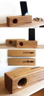 Bamboo Wooden Speaker Sound Amplifier Stand Dock Mobile Phone Sound Amplifier Stand Dock For Smartphone F Wooden Speakers Iphone Speaker Wood Bamboo Speaker