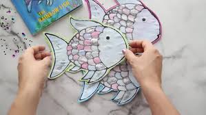 Print out the file on a4 or letter size paper. Rainbow Fish Craft With Free Template The Best Ideas For Kids