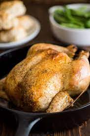 A roast chicken is a whole chicken cooked in the oven. Easy Roasted Chicken Guide Baking Mischief