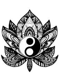 Yin and yang coloring pages for adults is a gallery of visual symbols that came from the east. Pin On Adult Coloring Pages