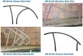 Choose from acrovyn®, wood, metal, and more. Designer Pool Ladders Rails Intheswim Pool Blog