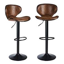 Viagdo Adjustable Bar Stools Set Of 2 Swivel Barstool Https Www Amazon Com Dp B0831bjs31 Ref Cm Sw In 2020 Bar Stools Bar Stools With Backs Vintage Bar Stools