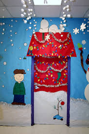 Fouke Kindergarten,charlie Brown Classroom Door | D I Y | Christmas 