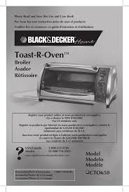 Black And Decker Toaster Oven Manual To1356sg Black Decker Cto650 User Manual Manualzz