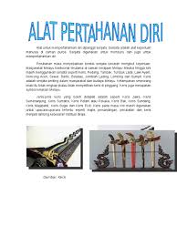 Etnis ini menggunakan wasi sebagai senjata pertahanan diri. Alat Pertahanan Diri