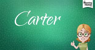 What Does The Name Carter Mean Character Design Smart Girls Names With Meaning