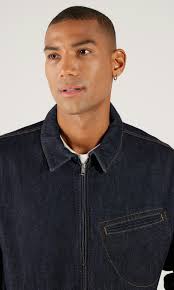 BDG Urban Outfitters Rinse Tony Mørk Blå Denim Jakke